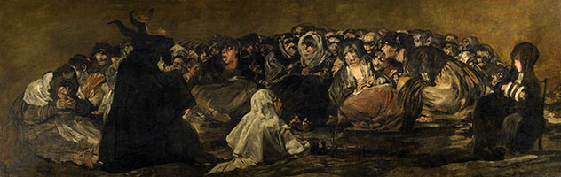 Hexensabbat, c.1820/23 | Goya | Gemälde Reproduktion