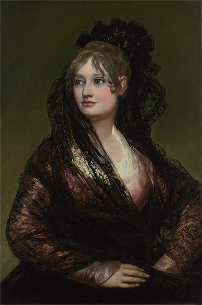 Doña Isabel de Porcel, b.1805 | Goya | Gemälde Reproduktion