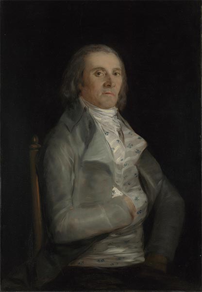 Don Andrés del Peral, b.1798 | Goya | Gemälde Reproduktion
