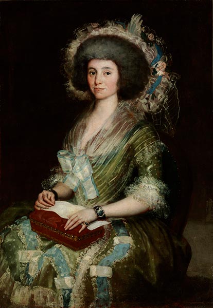 The Wife of Ceán Bermúdez, c.1785 | Goya | Painting Reproduction