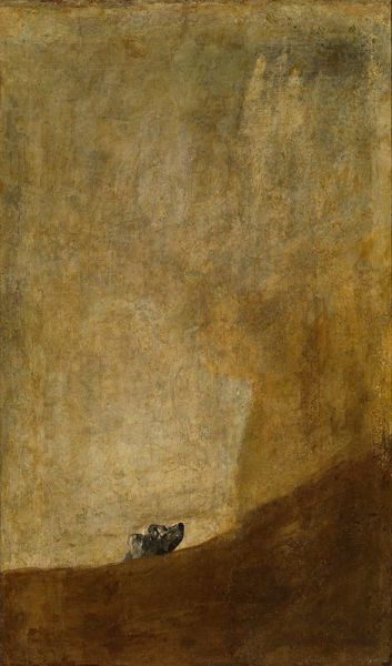 Der Hund, c.1820/23 | Goya | Gemälde Reproduktion