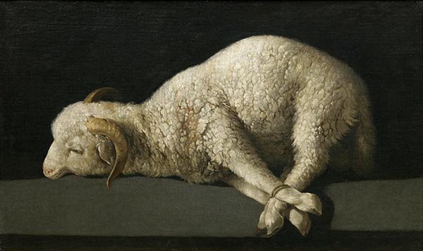 Agnus Dei, c.1635/40 | Zurbaran | Gemälde Reproduktion