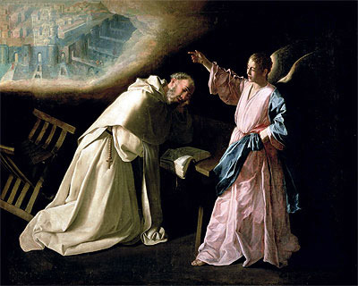 Vision of St. Peter Nolasco, 1629 | Zurbaran | Gemälde Reproduktion