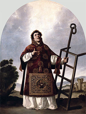 St Lawrence, 1636 | Zurbaran | Gemälde Reproduktion