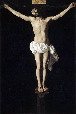 Crucified Jesus, c.1630/40 | Zurbaran | Gemälde Reproduktion