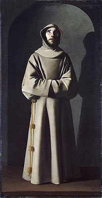 Saint Francis, c.1640/45 | Zurbaran | Gemälde Reproduktion
