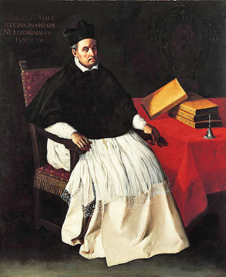 Portrait of Fray Diego Deza, c.1630 | Zurbaran | Gemälde Reproduktion