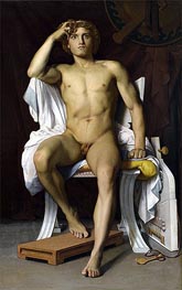 Der Zorn des Achilles, 1847 von Benouville | Gemälde-Reproduktion