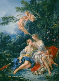 Jupiter and Callisto, 1744 von Boucher | Gemälde-Reproduktion