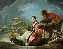 The Four Seasons: Winter, 1755 by Boucher | Painting Reproduction