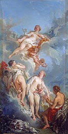 The Judgment of Paris, 1754 by Boucher | Painting Reproduction