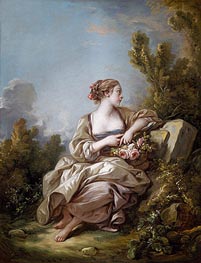 The Gardener, 1761 by Boucher | Painting Reproduction