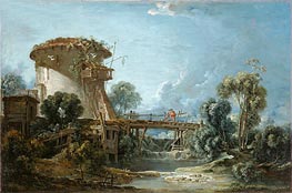 The Dovecote, 1758 by Boucher | Painting Reproduction