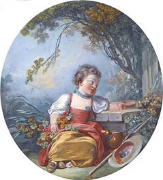 The Little Pilgrim, c.1755/60 by Boucher | Painting Reproduction