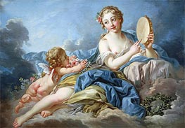 The Muse Terpsichore, undated by Boucher | Painting Reproduction