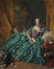 Madame de Pompadour, 1756 von Boucher | Gemälde-Reproduktion