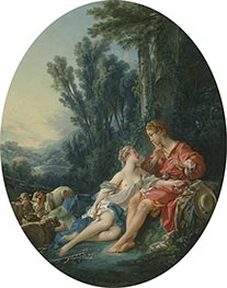 Pastoral Music, 1743 by Boucher | Painting Reproduction