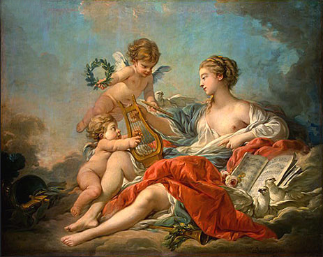 Allegory of Music, 1764 | Boucher | Painting Reproduction