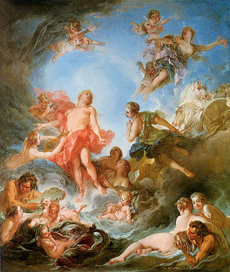 The Rising of the Sun, 1753 | Boucher | Gemälde Reproduktion