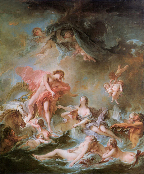 The Setting of the Sun | Boucher | Painting Reproduction