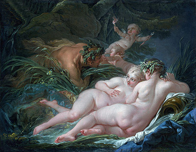 Pan and Syrinx, 1759 | Boucher | Painting Reproduction