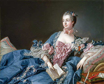 Madame de Pompadour, c.1758/59 | Boucher | Painting Reproduction