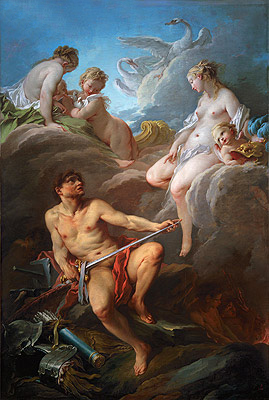 Venus bittet Vulkan um die Waffen des Aeneas | Boucher | Gemälde Reproduktion
