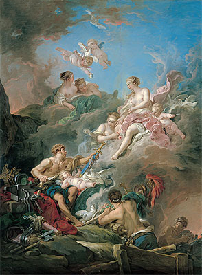 Venus in der Schmiede des Vulkan, 1769 von Boucher | Gemälde-Reproduktion