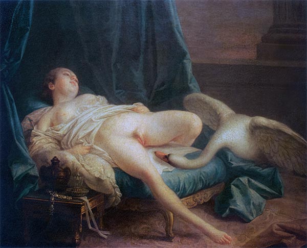 Leda und der Schwan, c.1740 von Boucher | Gemälde-Reproduktion