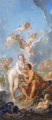 Venus und Vulkan, 1754 von Boucher | Gemälde-Reproduktion