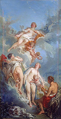 The Judgment of Paris, 1754 | Boucher | Gemälde Reproduktion