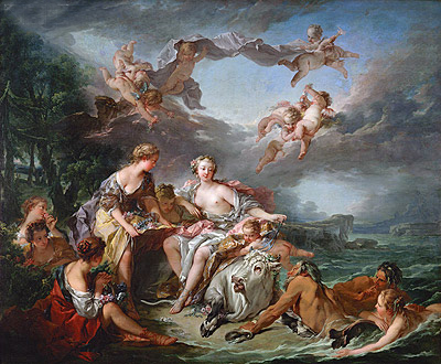 Der Raub der Europa, 1774 von Boucher | Gemälde-Reproduktion