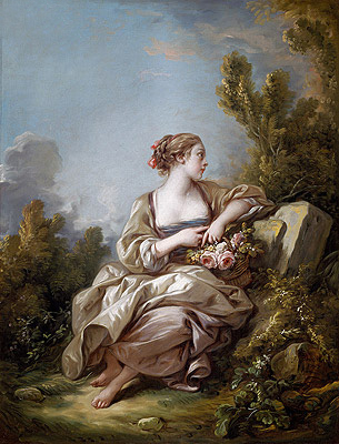 Der Gärtner, 1761 von Boucher | Gemälde-Reproduktion