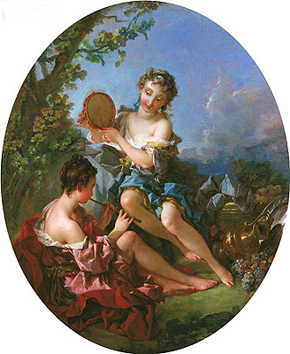 Bacchantinnen, c.1745 von Boucher | Gemälde-Reproduktion