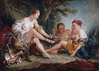 Diana's Return from the Hunt, 1745 | Boucher | Painting Reproduction