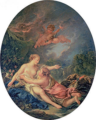 Jupiter und Kallisto | Boucher | Gemälde Reproduktion
