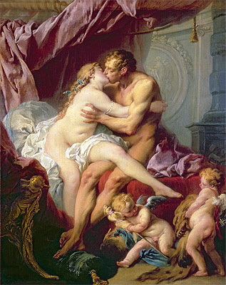 Hercules and Omphale, undated | Boucher | Gemälde Reproduktion