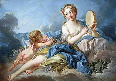 Die Muse Terpsichore | Boucher | Gemälde Reproduktion