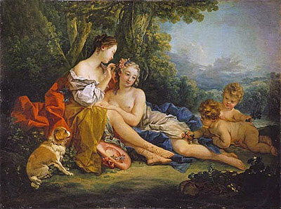 Spring, 1745 | Boucher | Painting Reproduction