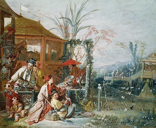 Die chinesische Jagd | Boucher | Gemälde Reproduktion