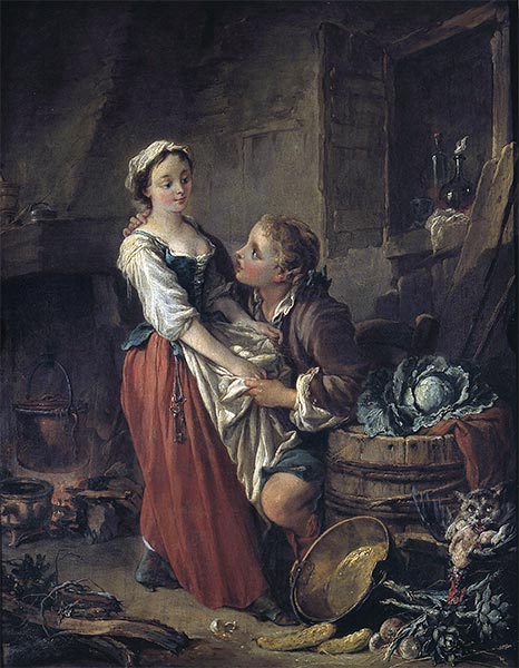 The Beautiful Cook, c.1735 | Boucher | Gemälde Reproduktion