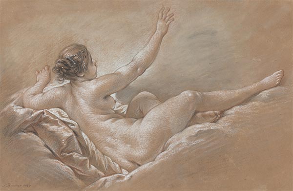 Danaë empfängt den Goldregen, 1757 von Boucher | Gemälde-Reproduktion