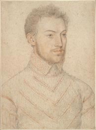Portrait of Charles Halluin, Monsieur de Pienne, undated von Francois Clouet | Gemälde-Reproduktion