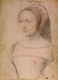 Anne de Pisseleu, c.1540 von Francois Clouet | Gemälde-Reproduktion