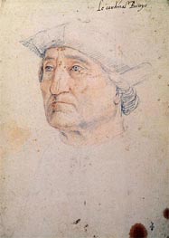 Portrait of Galiot (Jacques Ricard de Genouillac d'Assier), undated by Francois Clouet | Painting Reproduction