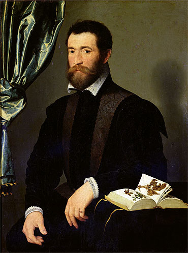 Portrait of Pierre Quthe, 1562 by Francois Clouet | Painting Reproduction