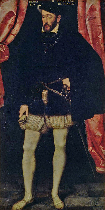 Portrait of King Henri II of France, undated | Francois Clouet | Gemälde Reproduktion