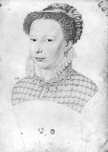 Marguerite of Valois, 1568 | Francois Clouet | Gemälde Reproduktion