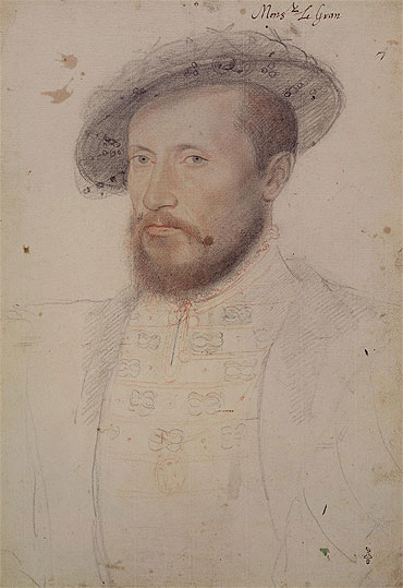 Portrait of Claude Gouffier Duke of Roannais, c.1543 | Francois Clouet | Painting Reproduction