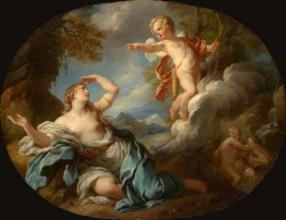 Cupid Leaving Psyche | Francois Lemoyne | Painting Reproduction